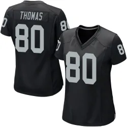 Women's Ian Thomas Las Vegas Raiders No.80 Game Team Color Jersey - Black