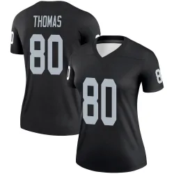 Women's Ian Thomas Las Vegas Raiders No.80 Legend Jersey - Black