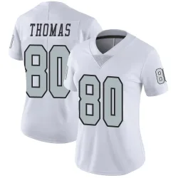 Women's Ian Thomas Las Vegas Raiders No.80 Limited Color Rush Jersey - White