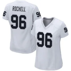 Women's Isaac Rochell Las Vegas Raiders No.96 Game Jersey - White