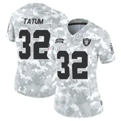 Women's Jack Tatum Las Vegas Raiders No.32 Limited 2024 Salute to Service Jersey - Arctic Camo
