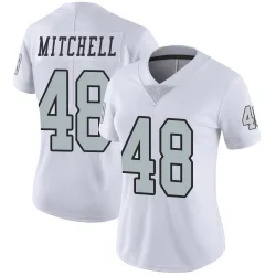 Women's Jackson Mitchell Las Vegas Raiders No.48 Limited Color Rush Jersey - White