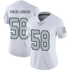 Women's Jackson Powers-Johnson Las Vegas Raiders No.58 Limited Color Rush Jersey - White