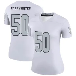 Women's Jacob Bobenmoyer Las Vegas Raiders No.50 Legend Color Rush Jersey - White