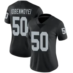 Women's Jacob Bobenmoyer Las Vegas Raiders No.50 Limited Team Color Vapor Untouchable Jersey - Black