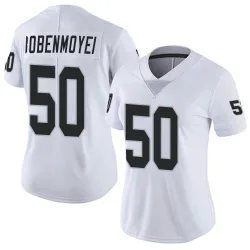 Women's Jacob Bobenmoyer Las Vegas Raiders No.50 Limited Vapor Untouchable Jersey - White