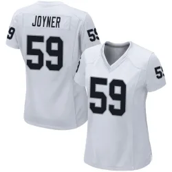 Women's Jah Joyner Las Vegas Raiders No.59 Game Jersey - White