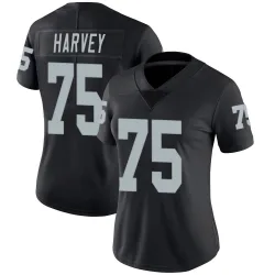 Women's Jahfari Harvey Las Vegas Raiders No.75 Limited Team Color Vapor Untouchable Jersey - Black