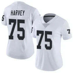 Women's Jahfari Harvey Las Vegas Raiders No.75 Limited Vapor Untouchable Jersey - White