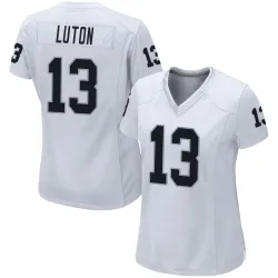 Women's Jake Luton Las Vegas Raiders No.13 Game Jersey - White