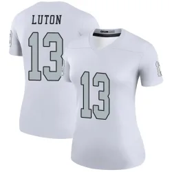 Women's Jake Luton Las Vegas Raiders No.13 Legend Color Rush Jersey - White