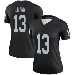 Women's Jake Luton Las Vegas Raiders No.13 Legend Jersey - Black