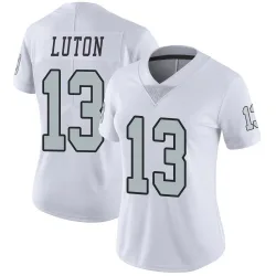 Women's Jake Luton Las Vegas Raiders No.13 Limited Color Rush Jersey - White