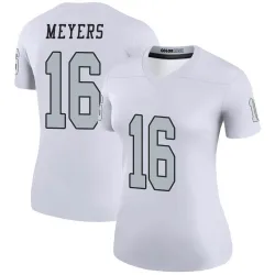 Women's Jakobi Meyers Las Vegas Raiders No.16 Legend Color Rush Jersey - White