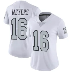 Women's Jakobi Meyers Las Vegas Raiders No.16 Limited Color Rush Jersey - White
