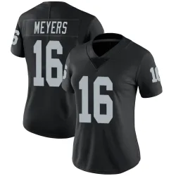 Women's Jakobi Meyers Las Vegas Raiders No.16 Limited Team Color Vapor Untouchable Jersey - Black