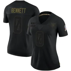 Women's Jakorian Bennett Las Vegas Raiders No.0 Limited 2020 Salute To Service Jersey - Black