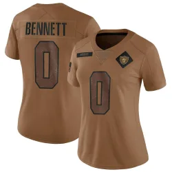 Women's Jakorian Bennett Las Vegas Raiders No.0 Limited 2023 Salute To Service Jersey - Brown