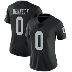 Women's Jakorian Bennett Las Vegas Raiders No.0 Limited Team Color Vapor Untouchable Jersey - Black