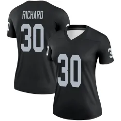 Women's Jalen Richard Las Vegas Raiders No.30 Legend Jersey - Black