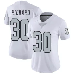 Women's Jalen Richard Las Vegas Raiders No.30 Limited Color Rush Jersey - White