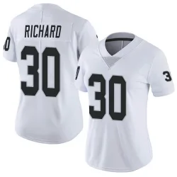 Women's Jalen Richard Las Vegas Raiders No.30 Limited Vapor Untouchable Jersey - White