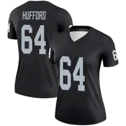 Women's Jarrod Hufford Las Vegas Raiders No.64 Legend Jersey - Black