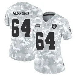 Women's Jarrod Hufford Las Vegas Raiders No.64 Limited 2024 Salute to Service Jersey - Arctic Camo