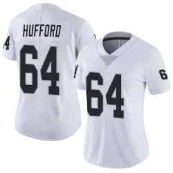 Women's Jarrod Hufford Las Vegas Raiders No.64 Limited Vapor Untouchable Jersey - White