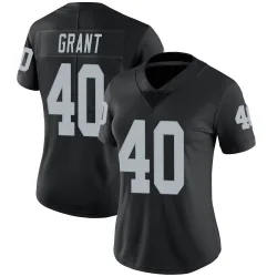 Women's Jaydon Grant Las Vegas Raiders No.40 Limited Team Color Vapor Untouchable Jersey - Black