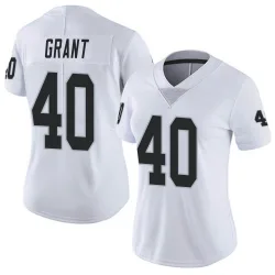 Women's Jaydon Grant Las Vegas Raiders No.40 Limited Vapor Untouchable Jersey - White