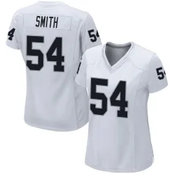 Women's Jaylon Smith Las Vegas Raiders No.54 Game Jersey - White