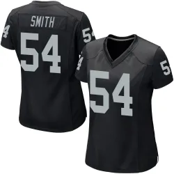 Women's Jaylon Smith Las Vegas Raiders No.54 Game Team Color Jersey - Black