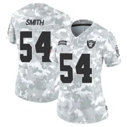 Women's Jaylon Smith Las Vegas Raiders No.54 Limited 2024 Salute to Service Jersey - Arctic Camo