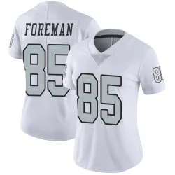 Women's Jeff Foreman Las Vegas Raiders No.85 Limited Color Rush Jersey - White
