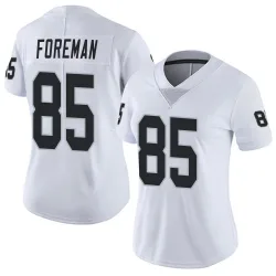 Women's Jeff Foreman Las Vegas Raiders No.85 Limited Vapor Untouchable Jersey - White