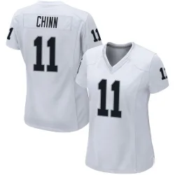 Women's Jeremy Chinn Las Vegas Raiders No.11 Game Jersey - White
