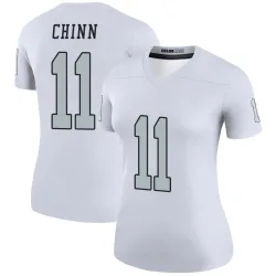 Women's Jeremy Chinn Las Vegas Raiders No.11 Legend Color Rush Jersey - White
