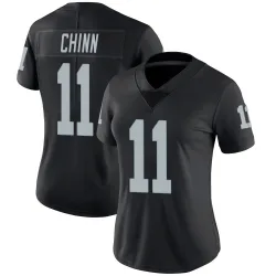 Women's Jeremy Chinn Las Vegas Raiders No.11 Limited Team Color Vapor Untouchable Jersey - Black