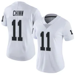 Women's Jeremy Chinn Las Vegas Raiders No.11 Limited Vapor Untouchable Jersey - White