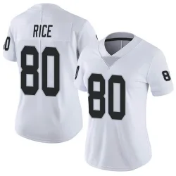 Women's Jerry Rice Las Vegas Raiders No.80 Limited Vapor Untouchable Jersey - White