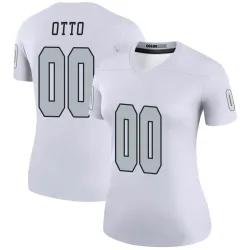 Women's Jim Otto Las Vegas Raiders No.00 Legend Color Rush Jersey - White