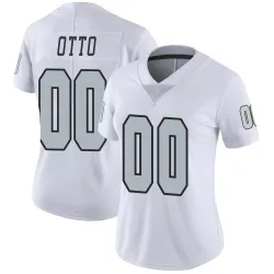 Women's Jim Otto Las Vegas Raiders No.00 Limited Color Rush Jersey - White