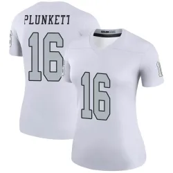 Women's Jim Plunkett Las Vegas Raiders No.16 Legend Color Rush Jersey - White