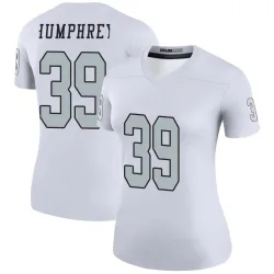 Women's John Humphrey Las Vegas Raiders No.39 Legend Color Rush Jersey - White
