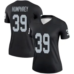 Women's John Humphrey Las Vegas Raiders No.39 Legend Jersey - Black