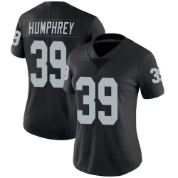 Women's John Humphrey Las Vegas Raiders No.39 Limited Team Color Vapor Untouchable Jersey - Black