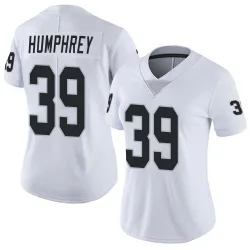 Women's John Humphrey Las Vegas Raiders No.39 Limited Vapor Untouchable Jersey - White