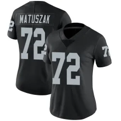 Women's John Matuszak Las Vegas Raiders No.72 Limited Team Color Vapor Untouchable Jersey - Black