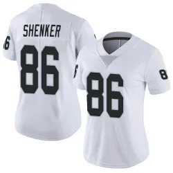 Women's John Samuel Shenker Las Vegas Raiders No.86 Limited Vapor Untouchable Jersey - White